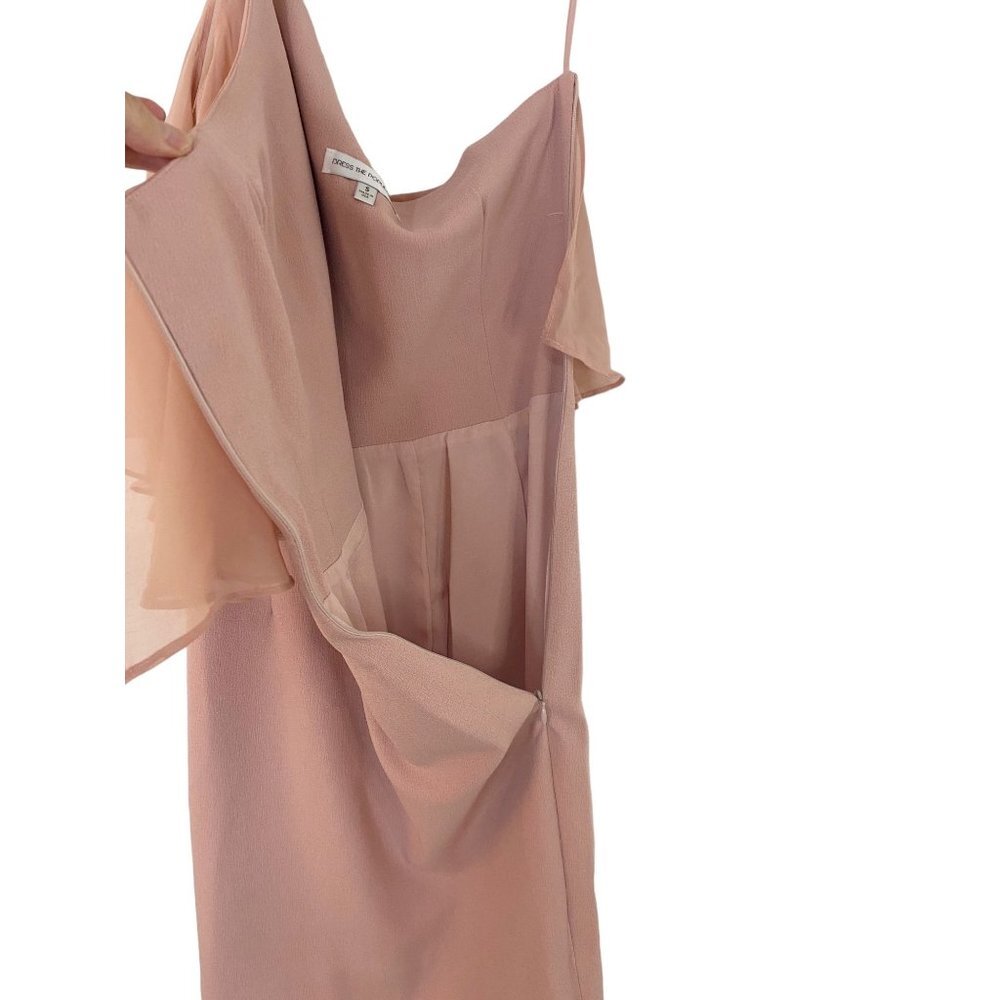 DTP Dress the Population One Shoulder Mini Dress Evening Glam Sz S NWOT - Picture 7 of 8